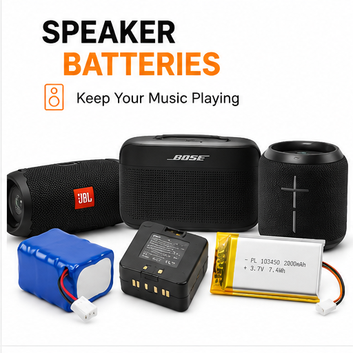 Speaker batteries