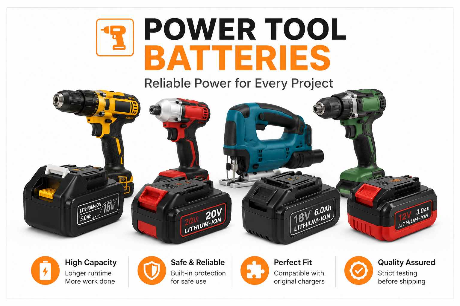 Tool batteries